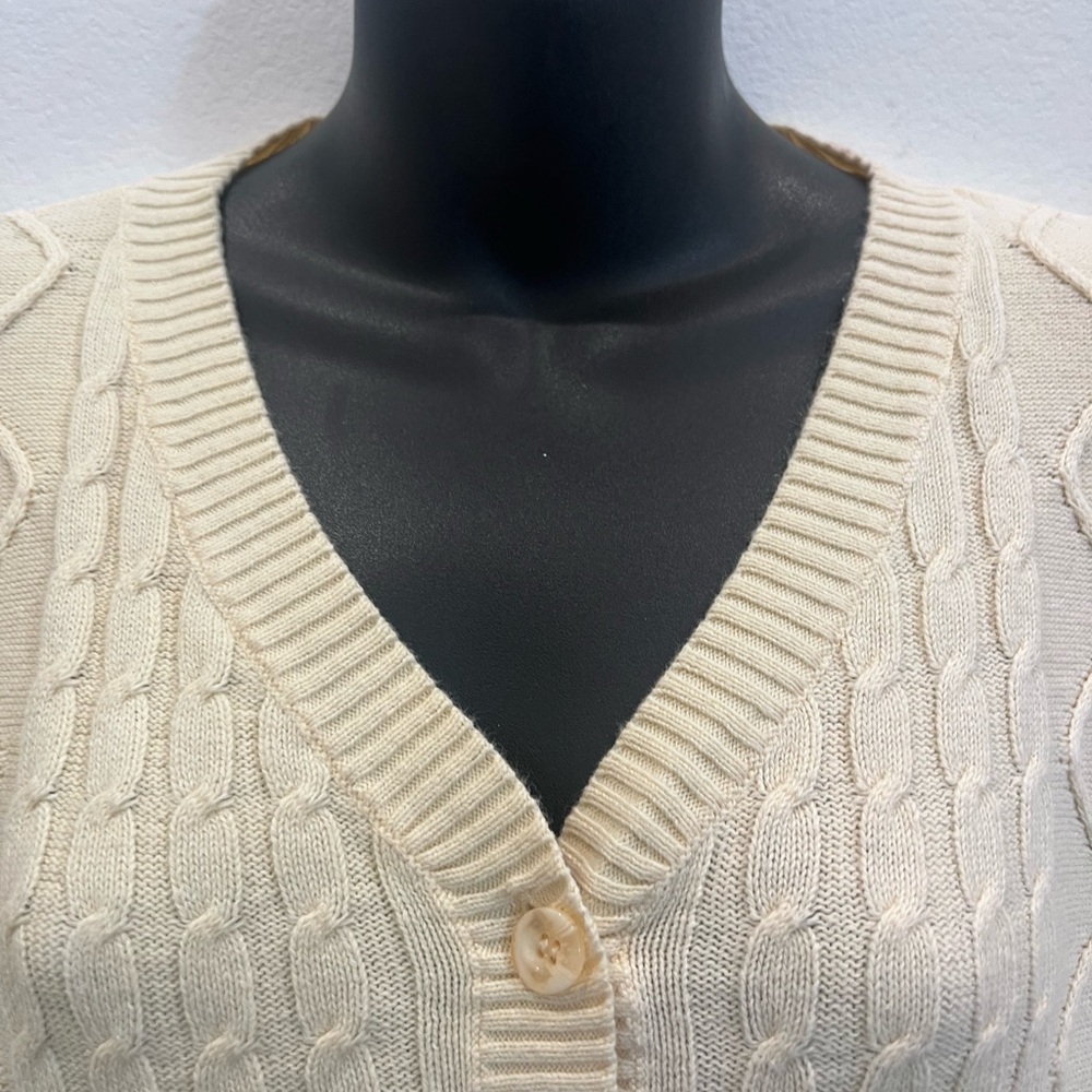Women's Cream Knit Sweater